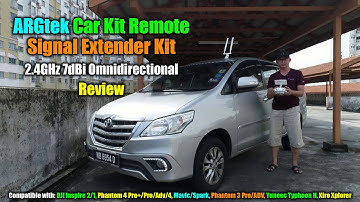 ARGtek Car Kit Remote Extender-Demo Flight Using ARGtek 2.4GHz 7dBi Omni Antenna