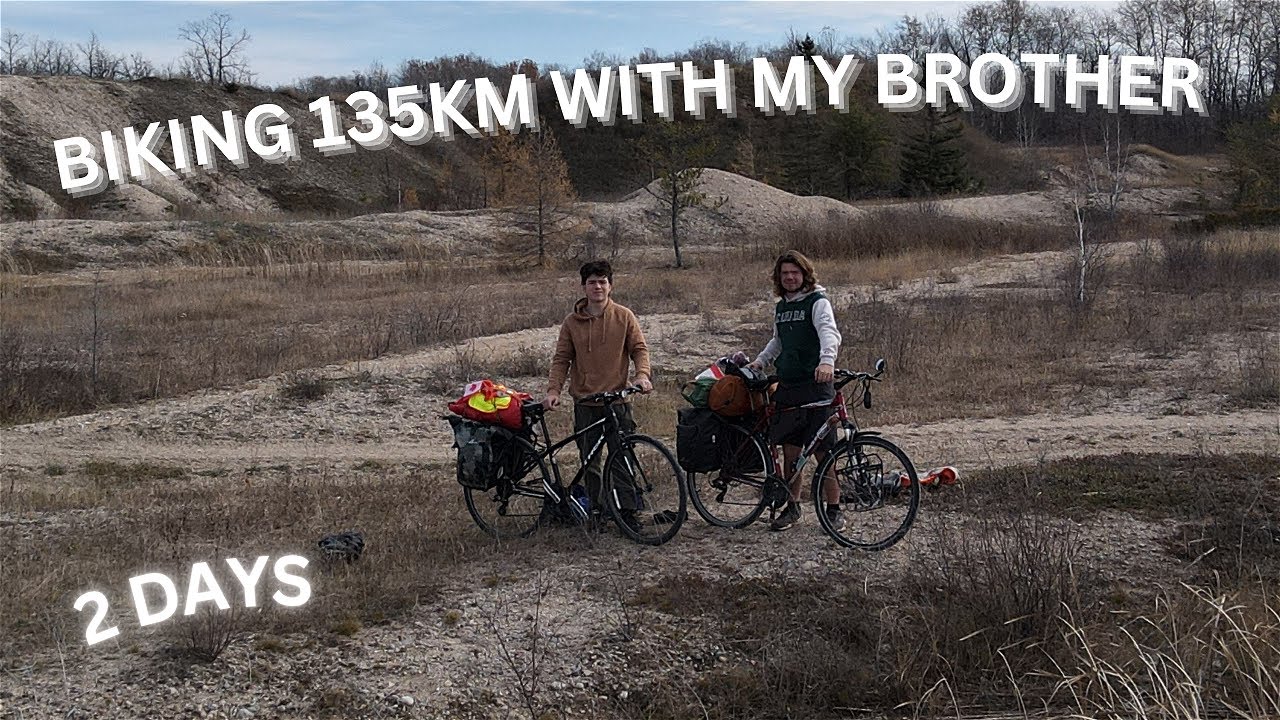 Biking 135km And Camping With My Brother - YouTube