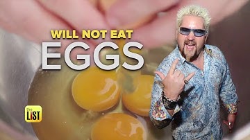 Guy Fieri Says No to Eggs: Foods These 3 Celeb Chefs Won