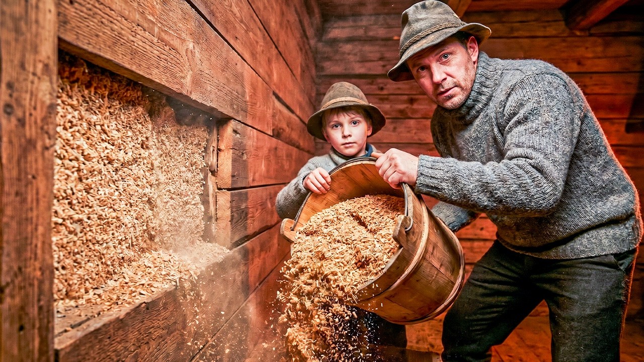 He Found an Abandoned Ice House, Fit His Whole Family Inside—Sawdust Walls Held Heat Like an Oven