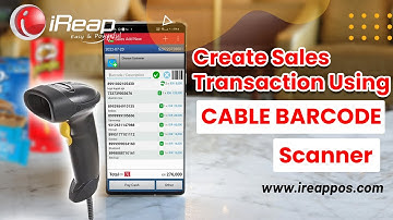 How to Use Cable Barcode Scanner for Sales Transactions at iREAP POS