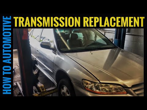 How to Remove and Install a Transmission on a 1997-2002 Honda Accord with a 3.0 L Engine
