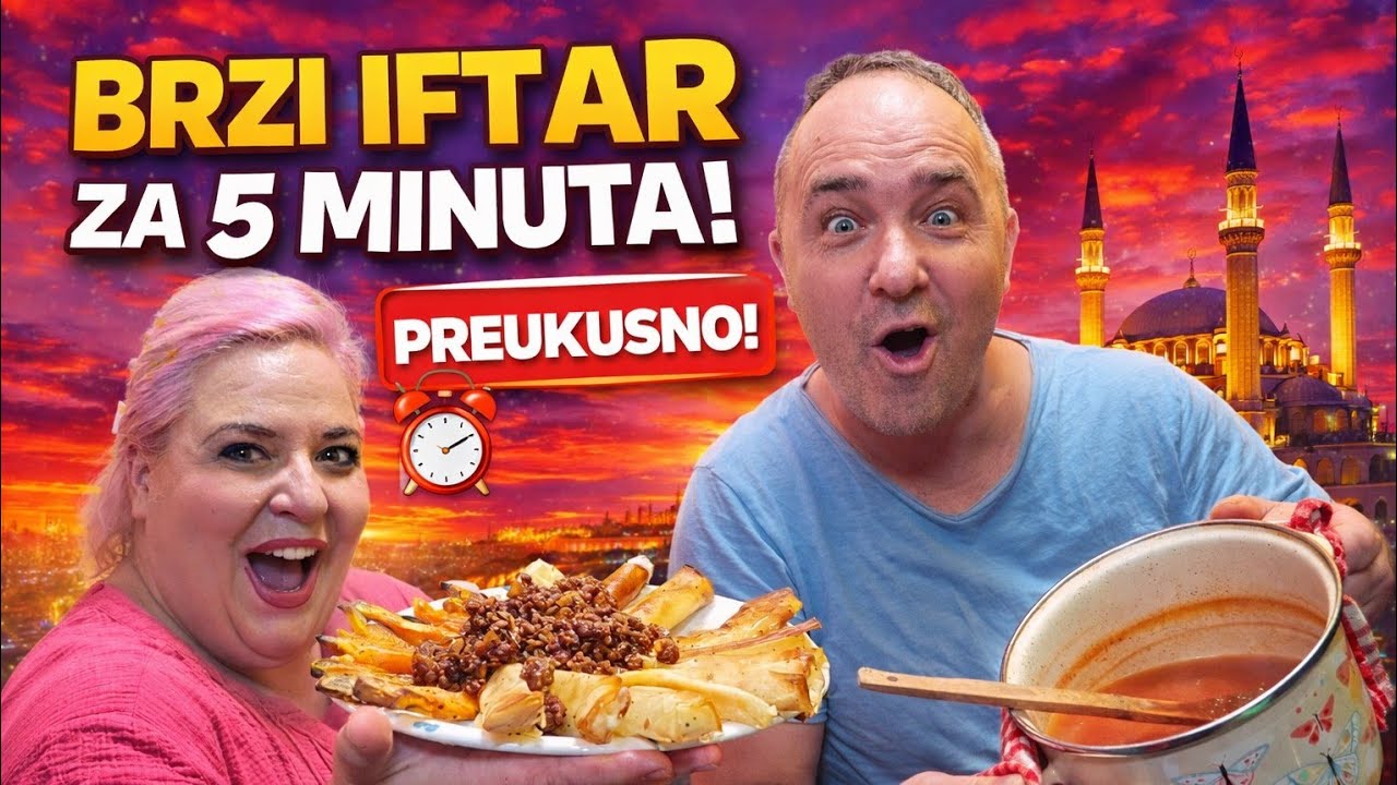 🔥 BRZI IFTAR ZA 5 MINUTA?! ⏰ Ramazanski recept koji spašava stvar!