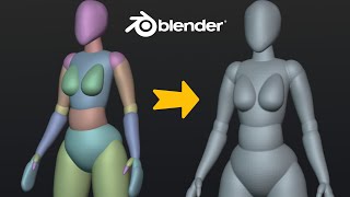 Blender | EASY Female Base Mesh Tutorial Beginners