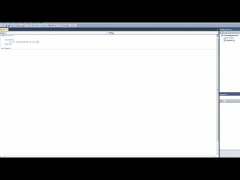 Visual Basic 2010 - Text Adventure Game Tutorial - Part 1 - Consoles