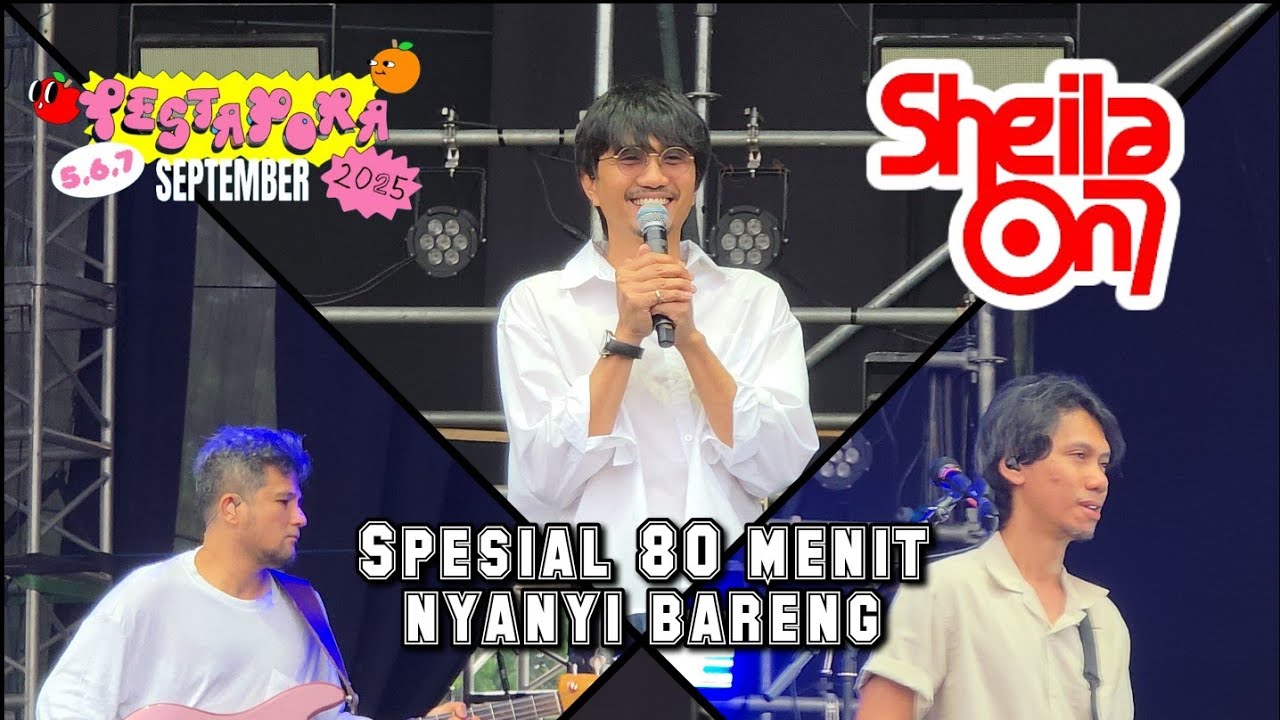FULL🎧Sheila on 7 Bawain Lagu B-Sides (Langka) di Pestapora 2025 — Fans: “Semua Lagu Kita Jabanin!”