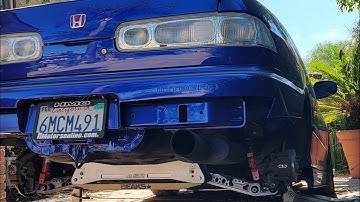 ASR subframe brace and beaks tie bar for my integra!
