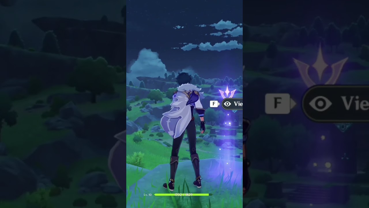 Achieving view point😱😱~~windswept wilderness 😯😯😯// genshin impact//rajrani 😎😎😎