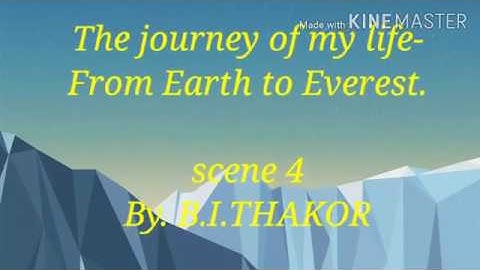 Std. 11th | English | Unit-1. The Journey of My Life : From Earth to Everest (Part-3)| By Bharat Sir