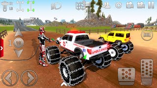 Monster Ambulance Dirt Car Extreme 3d Driving #1 - Offroad Outlaws best Android Walkthrough Gameplay screenshot 3