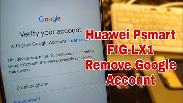 Huawei P Smart 2018 (FIG-LX1). Remove Google account,  Bypass FRP. Sigmakey.