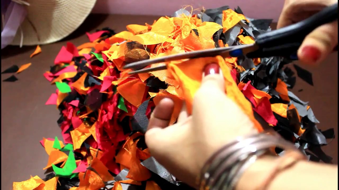 cushion inner stuff from waste fabrics DIY Tutorial YouTube