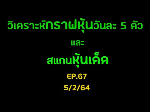 EP.67 วิเคราะห์กราฟหุ้นวันละ 5 ตัว (CENTEL ATP30 SOLAR AOT TNP) และ สแกนหุ้นเด็ด