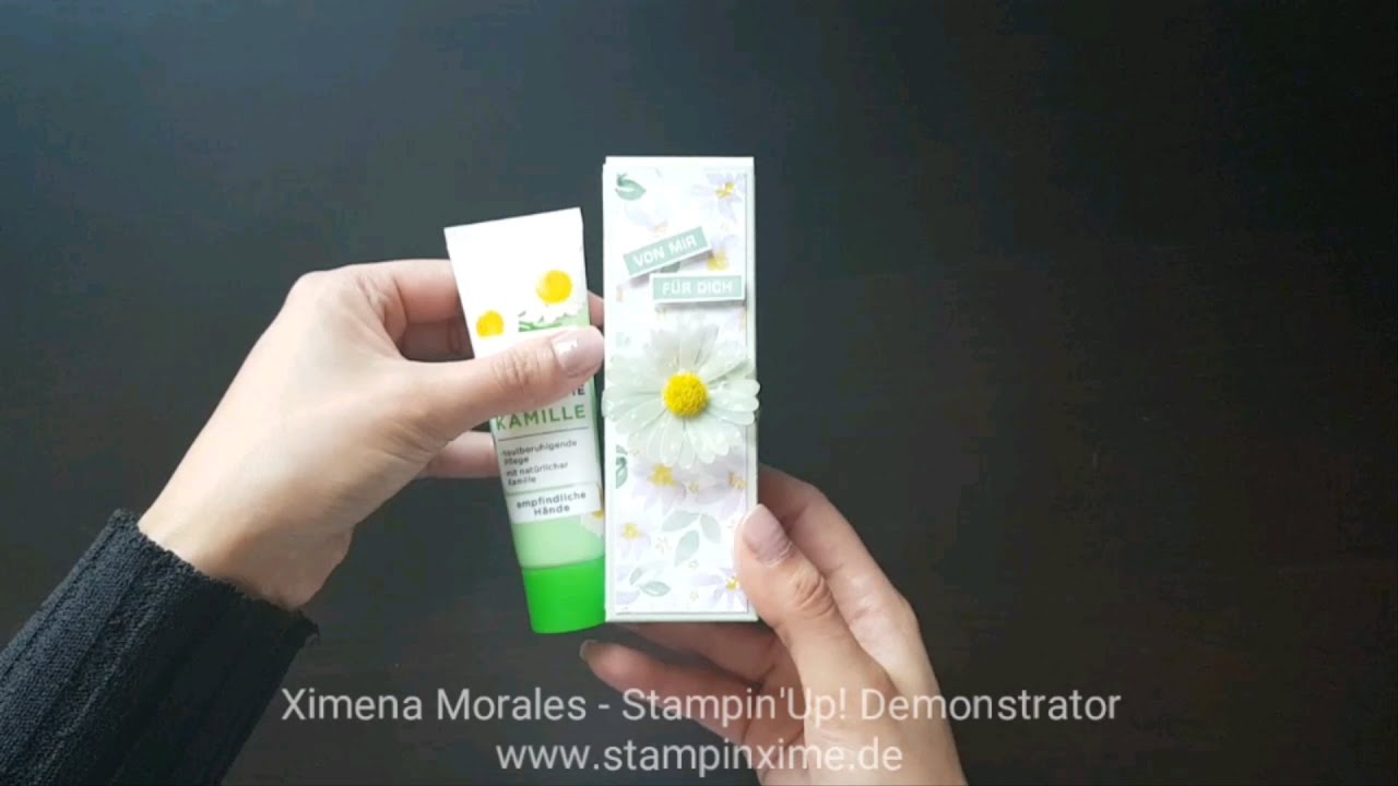 Handcreme Verpackung selber basteln