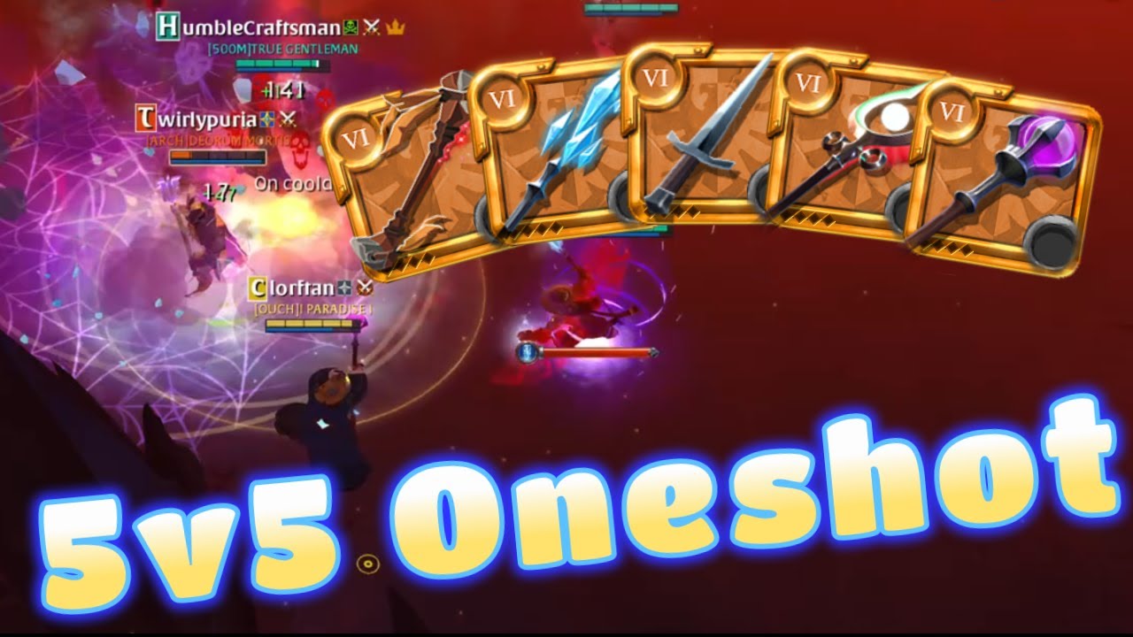 Our New 5v5 One Shot *Destroys Tanks* || Albion Online