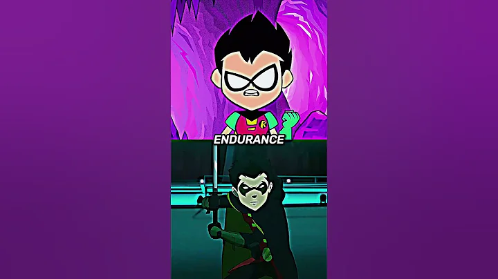 Robin (Teen Titans go) vs Robin (DCAMU) #shorts
