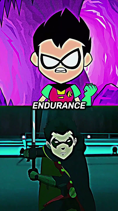 Robin (Teen Titans go) vs Robin (DCAMU) #shorts