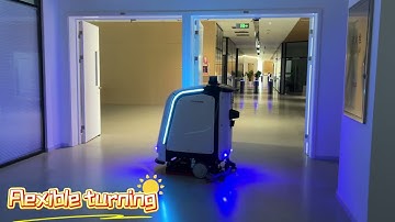 iTR iScrubber M2 Pro Intelligent Cleaning in School #commercialcleaning #itr #cleaningrobot