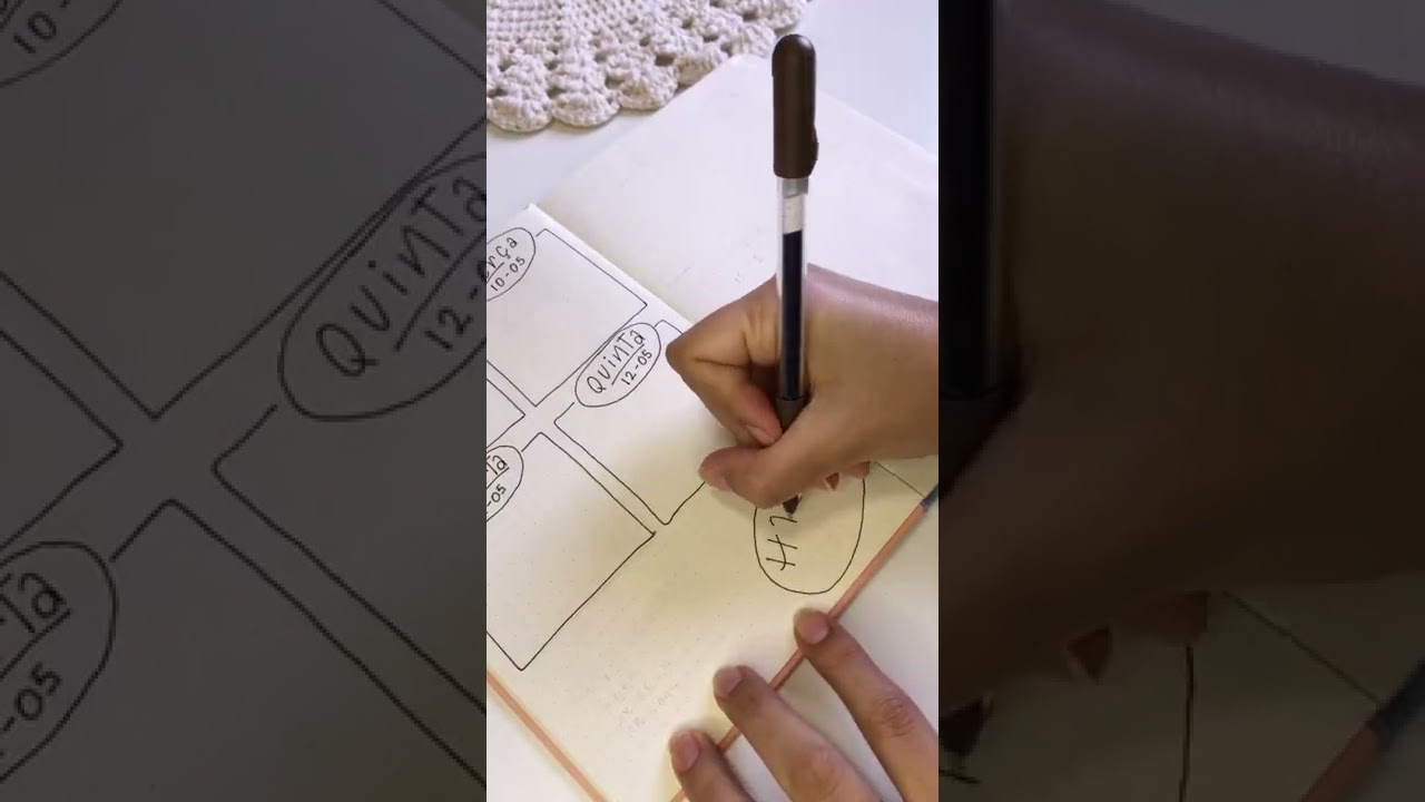 Como fazer um bullet journal fácil usando apenas 1 caneta 
