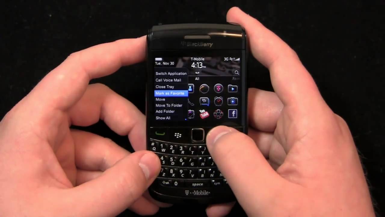 BlackBerry Bold 9780 Review Part 1 YouTube