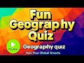 🏝️ Islands, Oceans &amp; More! The Great Geography Quiz!