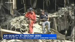 NYC pushes for $4.5 million study on 9/11-related toxins