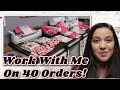 A VERY Busy Work With Me / Completing 40 ETSY Orders PT. One / Running A Successful Etsy Shop