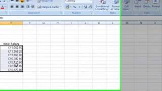 AM 4112 Conditional formatting Microsoft Excel 2007 ECDL Advanced ITQ3