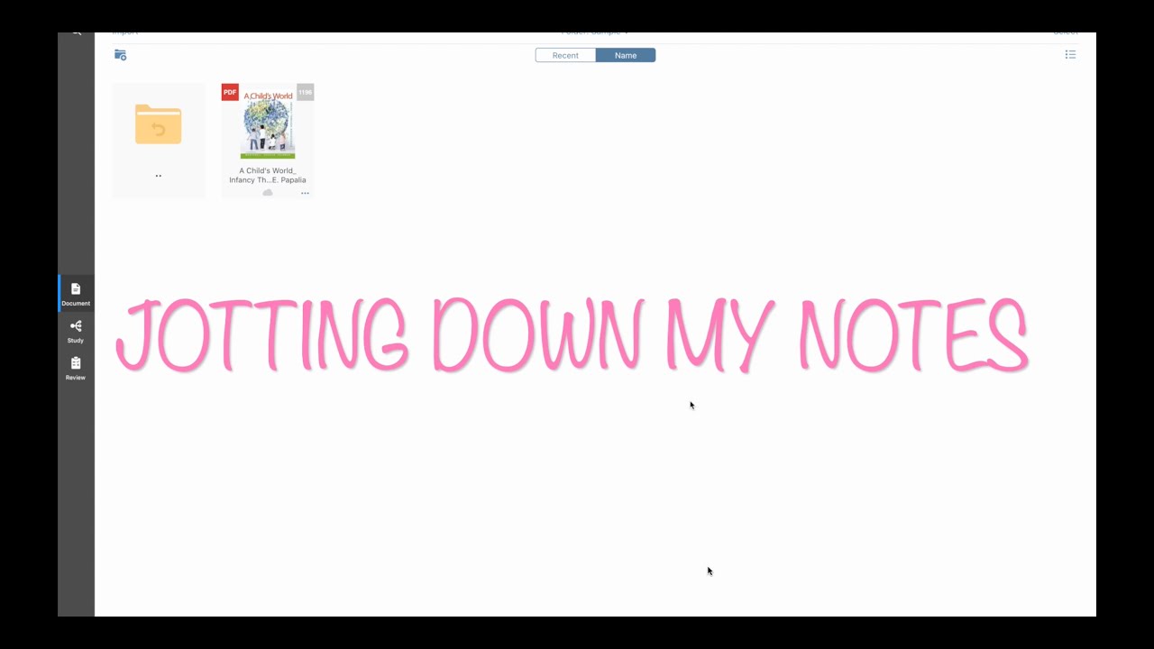 Jotting down my notes YouTube