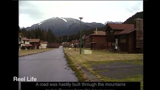 1992, early video footage post abandonment mining town, Kitsault BC, Canada