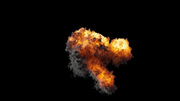 Houdini 18.5 Explosion (Rendered in Blender 2.9 Cycles)