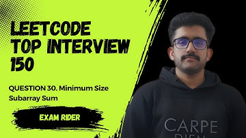 Minimum Size Subarray Sum | LEETCODE | TOP INTERVIEW 150 #leetcode #coding #algorithmdevelopment
