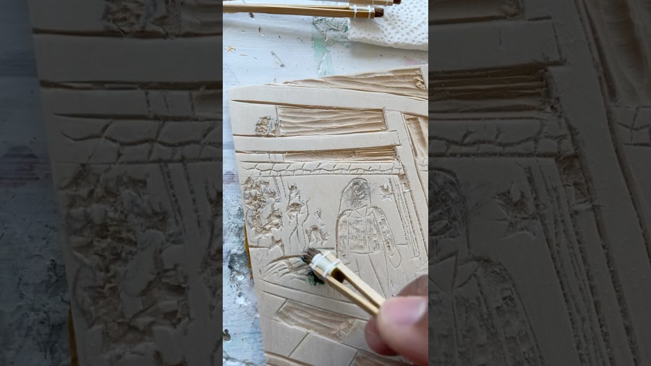 First Try At Japanese 🇯🇵 Woodblock Print (Fail)