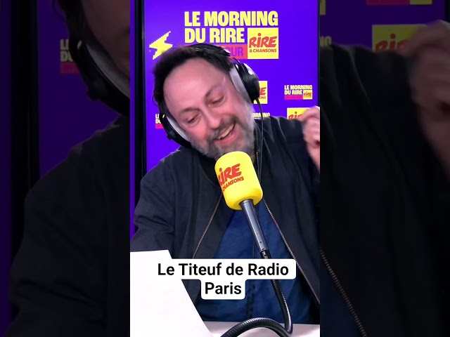le Titeuf de Radio Paris #humour #standup #politique #bolloré #audiovisuelpublic