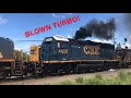 Blown Turbo on CSX Train!!!