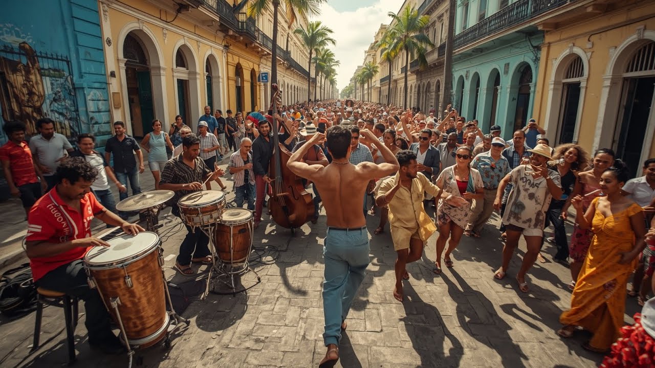 Afro-Cuban Timba Salsa 🔥 | Funky Bass, Piano Montuno & Brass Power