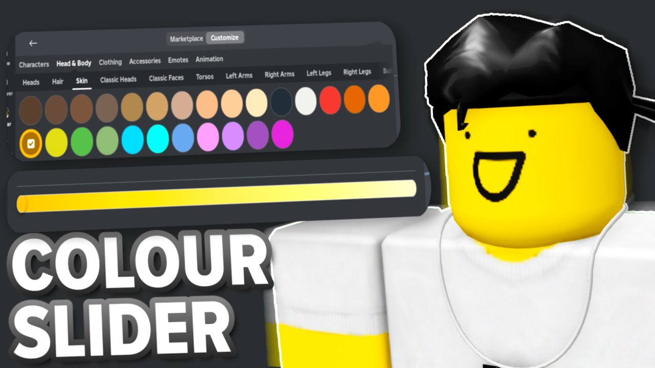 Roblox's NEW Colour Slider Update! MORE Avatar Customization! - YouTube