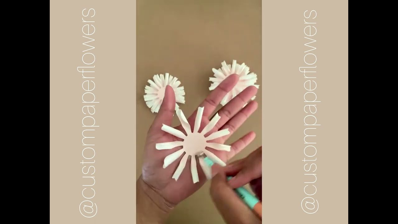 CARNATION PAPER FLOWER TEMPLATE