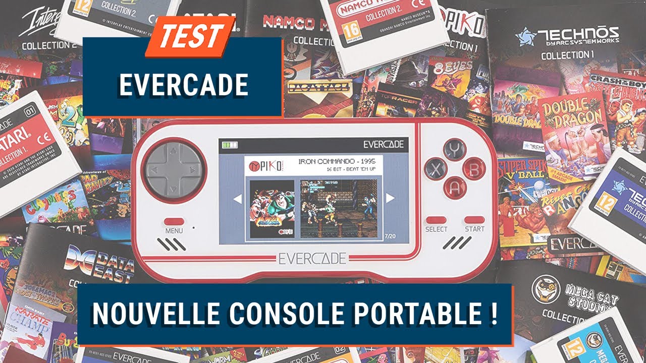 Evercade EXP console de jeux portables 10,9 cm (4.3) 4 Go Wifi Gris clair