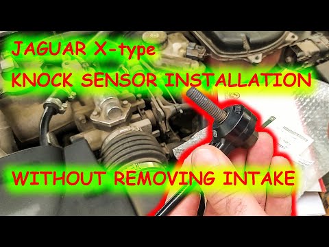 Jaguar X-type knock sensor installation