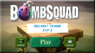 Onslaught Training Easy 1 | Bomb Squad | TeamZX-Pro Gameplay | #teamzxpro #mobilegames #bombsquad screenshot 3