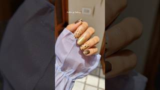 Easy coffee ☕ nailart design 💅🏻#easynailart #diynails #naildesign