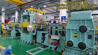 industrial advanced high speed rotary shear CTL line