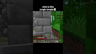 Minecraft Jungle Temple Update Moment