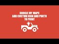 Google my maps  how to add point icon and photo