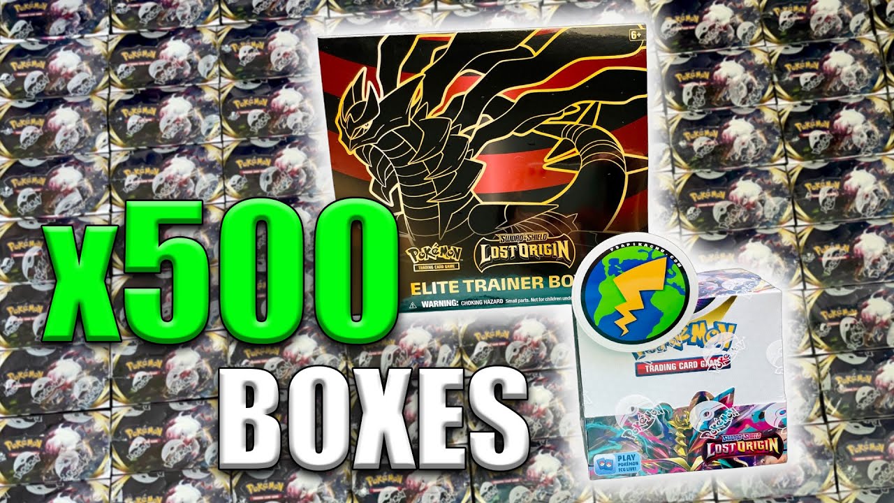 x500 Pokemon Lost Origin Booster Box STORE Delivery! (Opening)