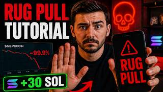 How to Dev & Launch a Meme Coin - $1k in 5 Minutes with RUG PULL 🤑
