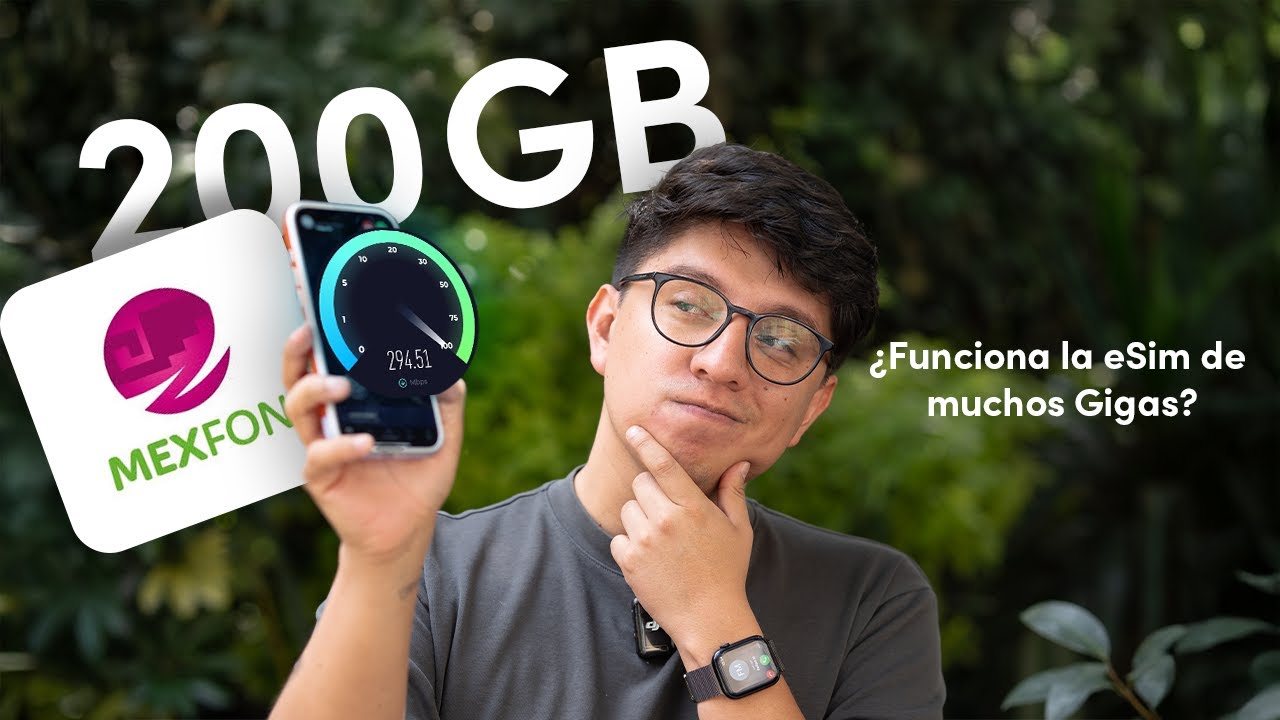 Probé la eSIM de 200 GB | Experiencia MEXFON