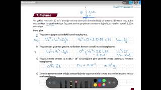 11 Fizik Ders Kitabı (Maarif Model) 1. Ünite Kuvvet Hareket Alıştırma 7 Sayfa29 Açıklamalı Çözüm 11 Fizik Ders Kitabı (Maarif Model) 1. Ünite Kuvvet Hareket Alıştırma 7 Sayfa29 Açıklamalı Çözüm