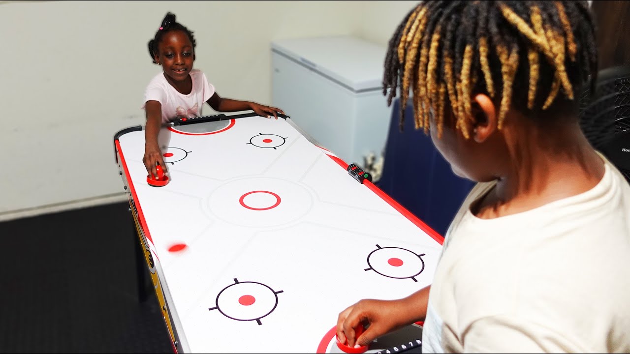 RayChee Folding Air Hockey Table Review In Home Game Under 200 YouTube